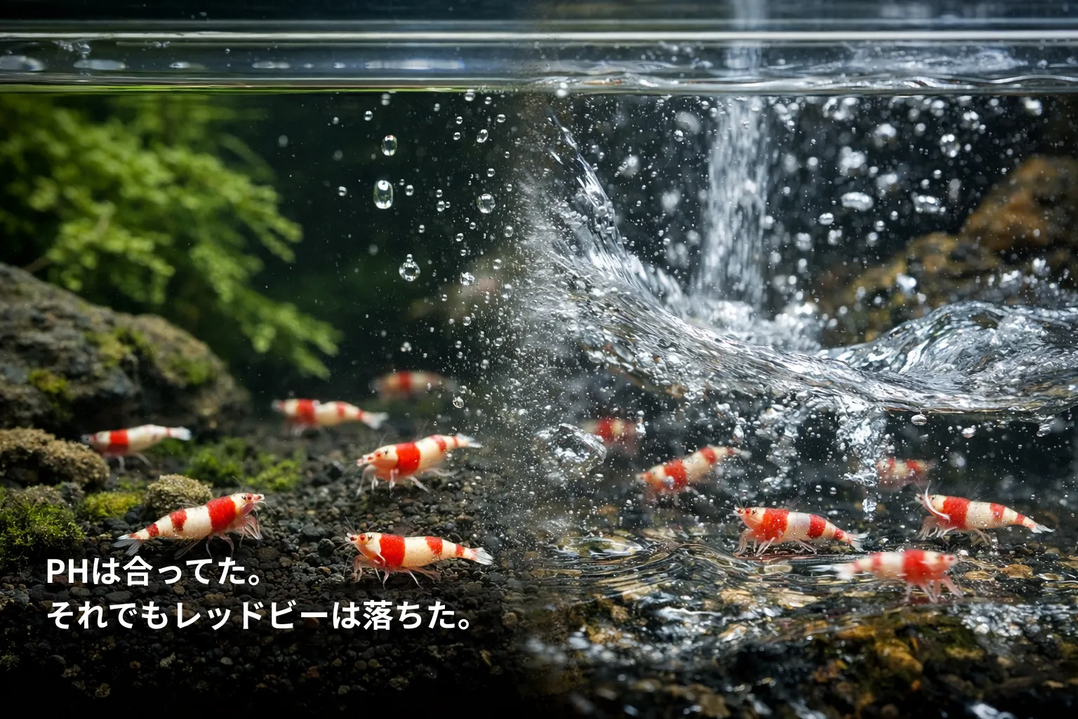 PHは合ってた。 それでもレッドビーは落ちた