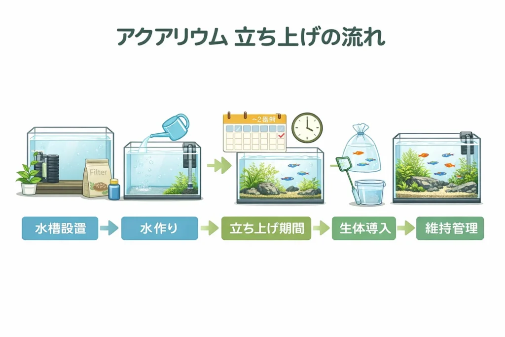 アクアリウム　立ち上げ