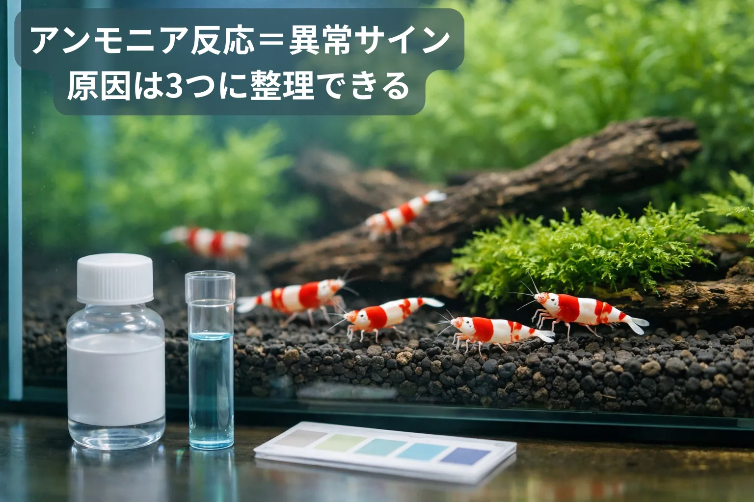 アンモニア反応＝異常サイン 原因は3つに整理できる