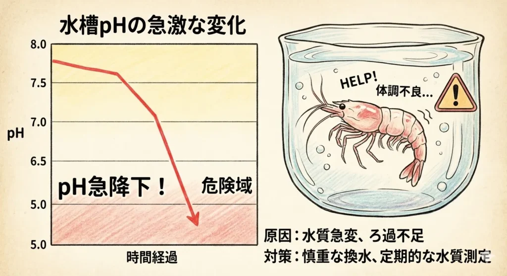 レッドビーp Hショック図解