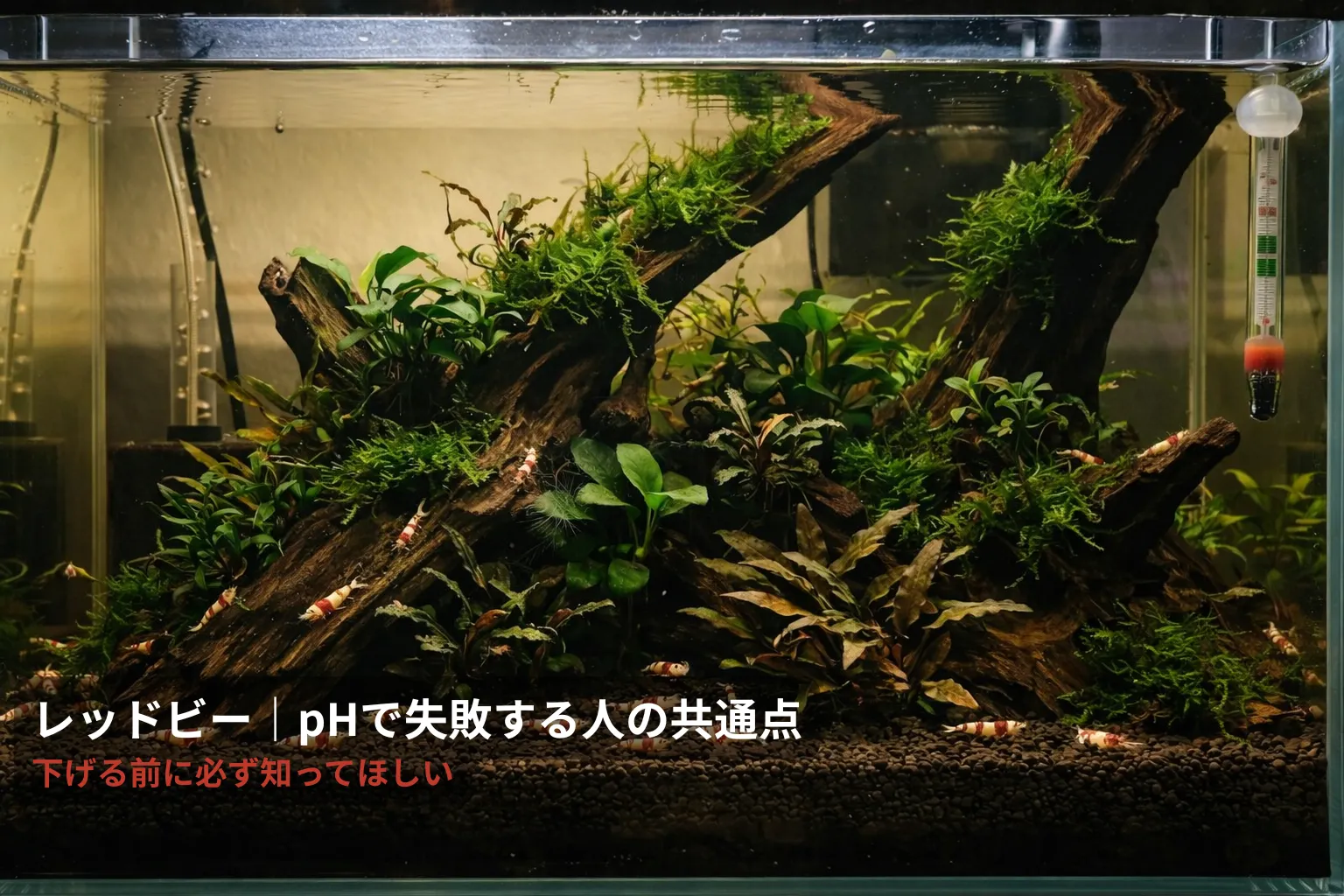 レッドビー｜pHで失敗する人の共通点 下げる前に必ず知ってほしい