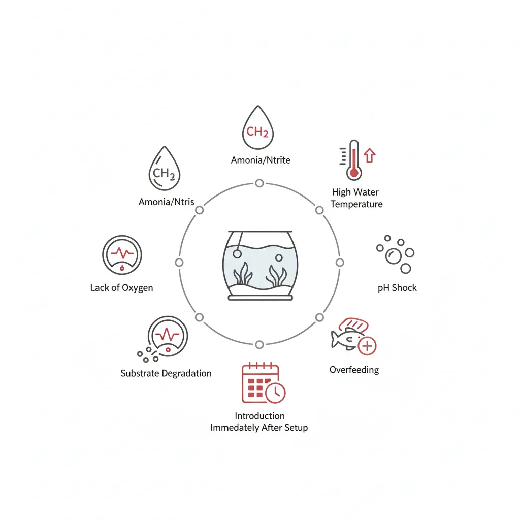 レッドビーシュリンプ全滅の原因